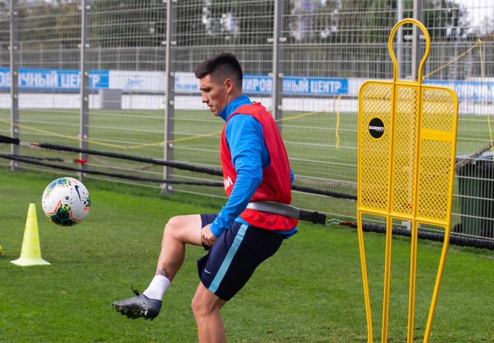 Тренировка «Зенита» перед матчем с «Рубином»