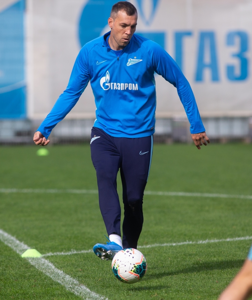 Тренировка «Зенита» перед матчем с «Рубином»