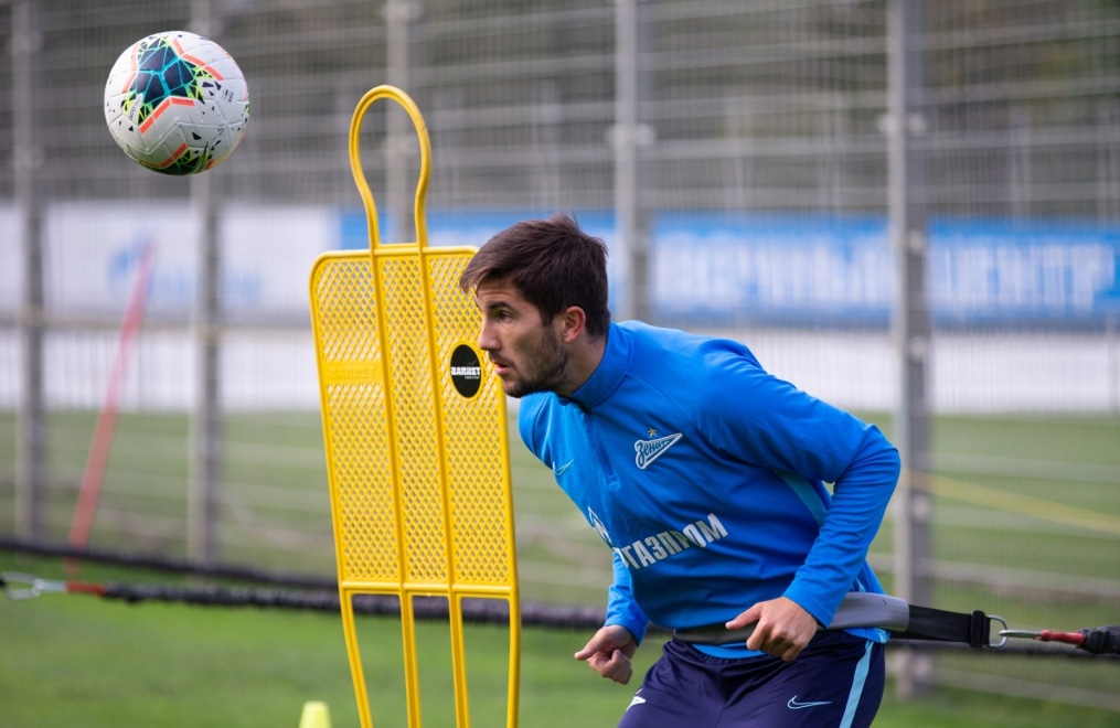 Тренировка «Зенита» перед матчем с «Рубином»