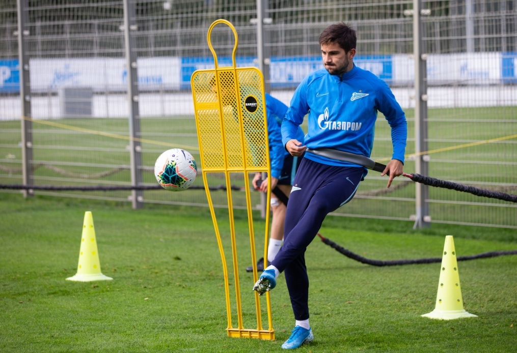 Тренировка «Зенита» перед матчем с «Рубином»