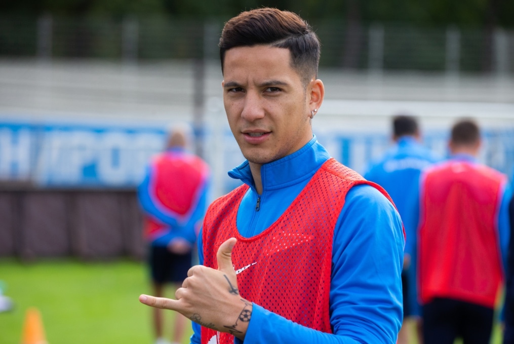 Тренировка «Зенита» перед матчем с «Рубином»