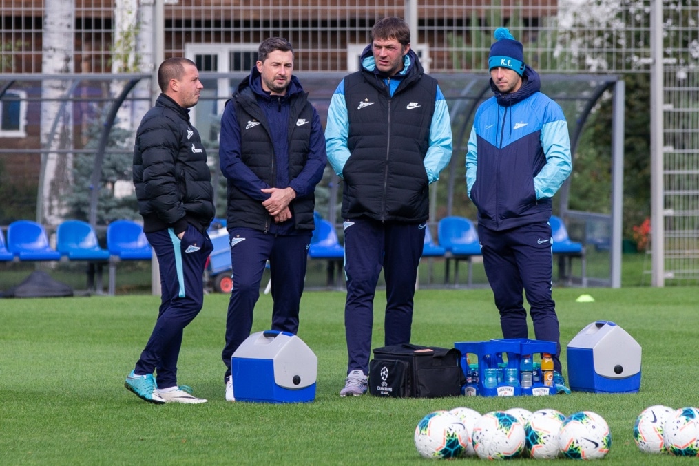 Тренировка «Зенита» перед матчем с «Рубином»