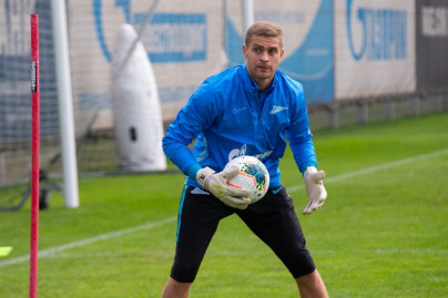 Тренировка «Зенита» перед матчем с «Рубином»