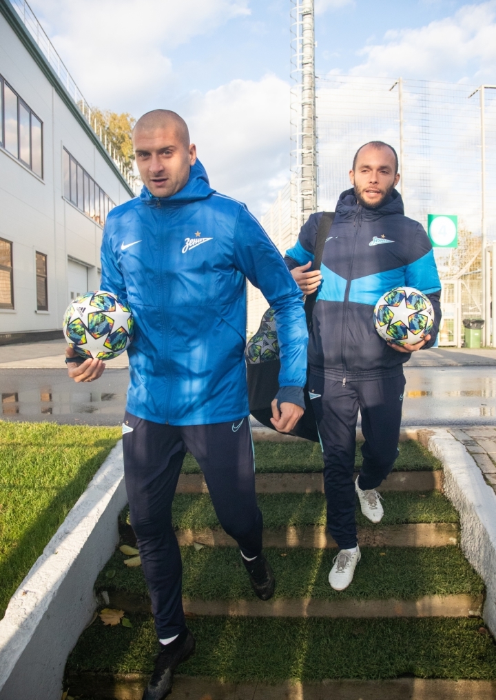 Открытая тренировка «Зенита» перед матчем с  «Бенфикой»