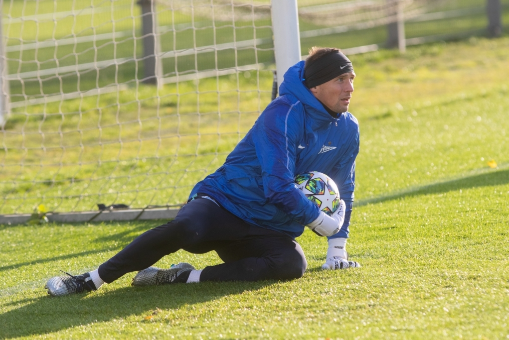 Открытая тренировка «Зенита» перед матчем с  «Бенфикой»