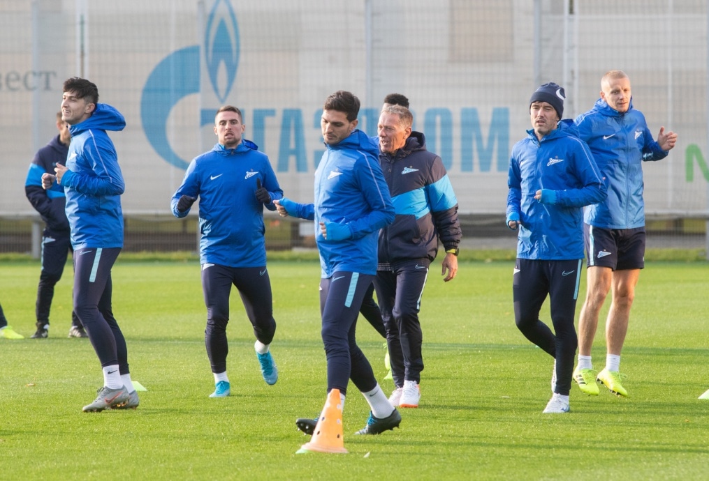 Открытая тренировка «Зенита» перед матчем с  «Бенфикой»