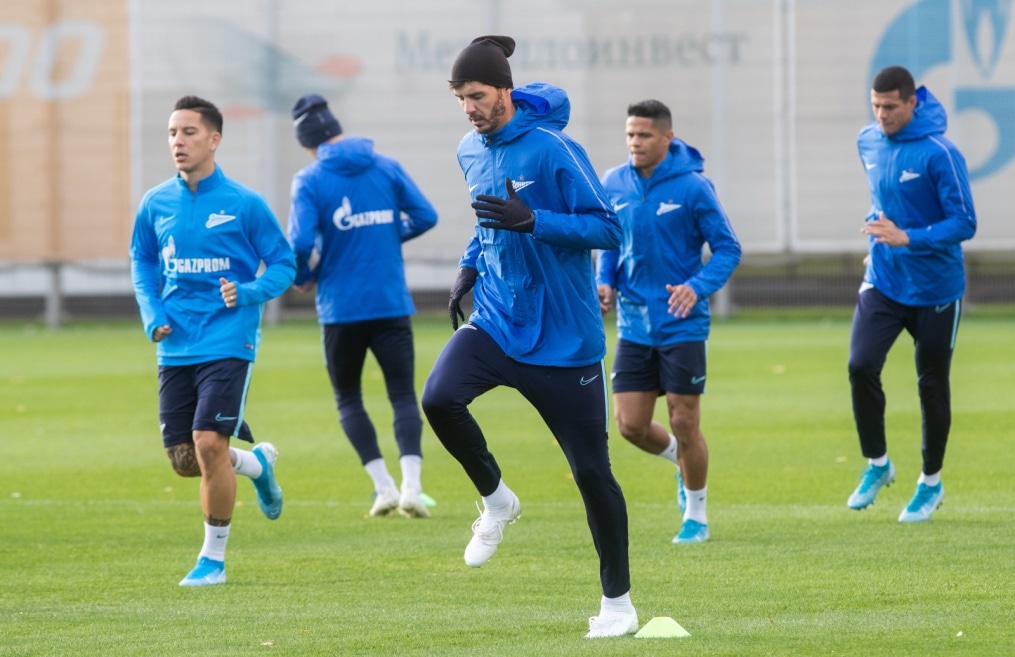 Открытая тренировка «Зенита» перед матчем с  «Бенфикой»