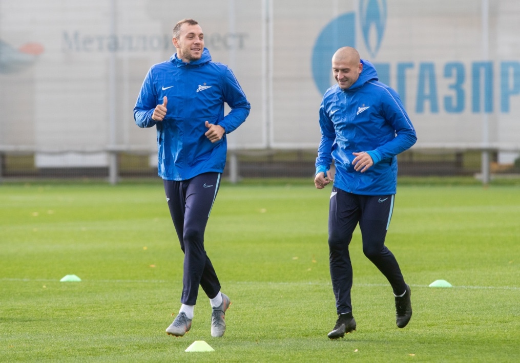 Открытая тренировка «Зенита» перед матчем с  «Бенфикой»