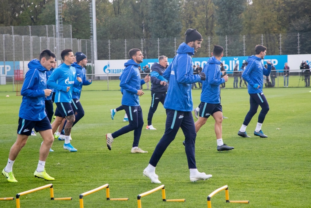Открытая тренировка «Зенита» перед матчем с  «Бенфикой»