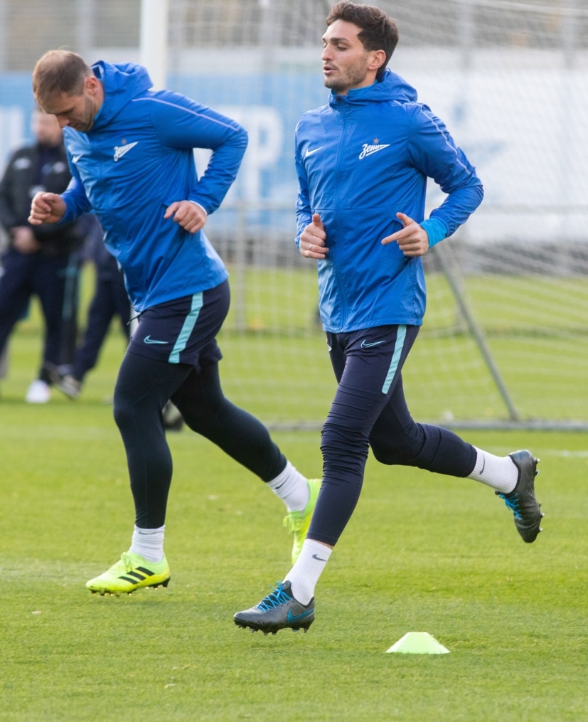 Открытая тренировка «Зенита» перед матчем с  «Бенфикой»