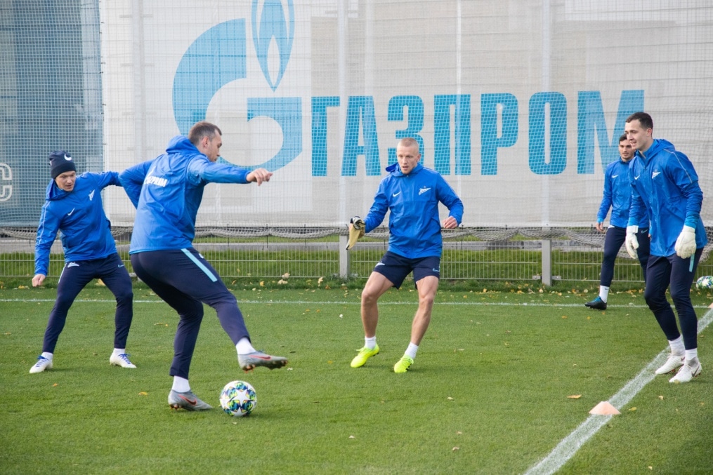 Открытая тренировка «Зенита» перед матчем с  «Бенфикой»