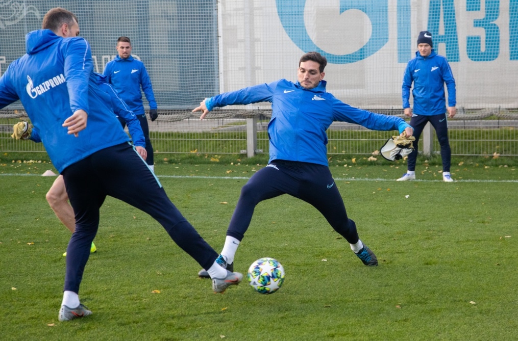 Открытая тренировка «Зенита» перед матчем с  «Бенфикой»