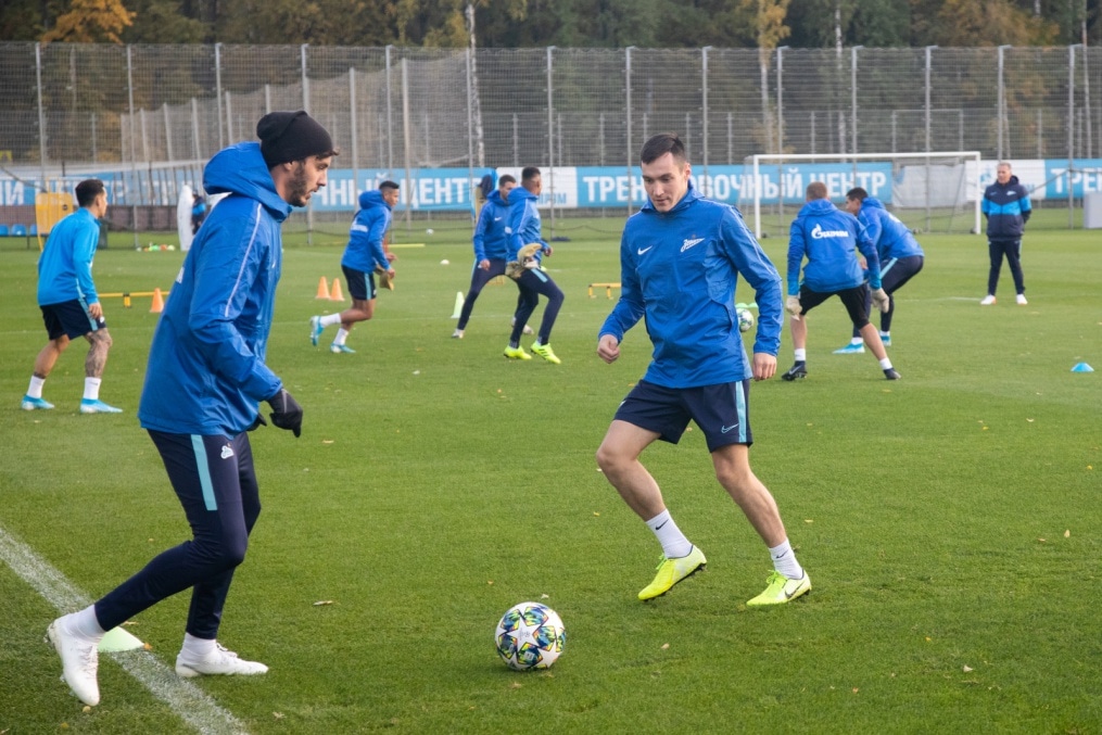 Открытая тренировка «Зенита» перед матчем с  «Бенфикой»