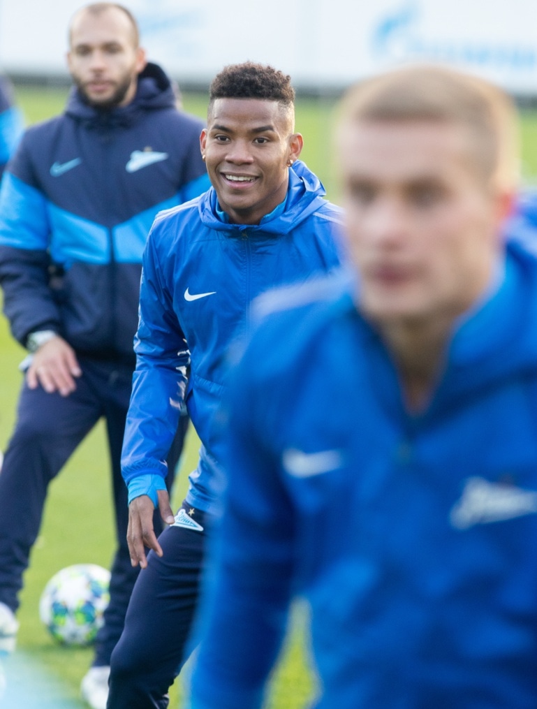 Открытая тренировка «Зенита» перед матчем с  «Бенфикой»