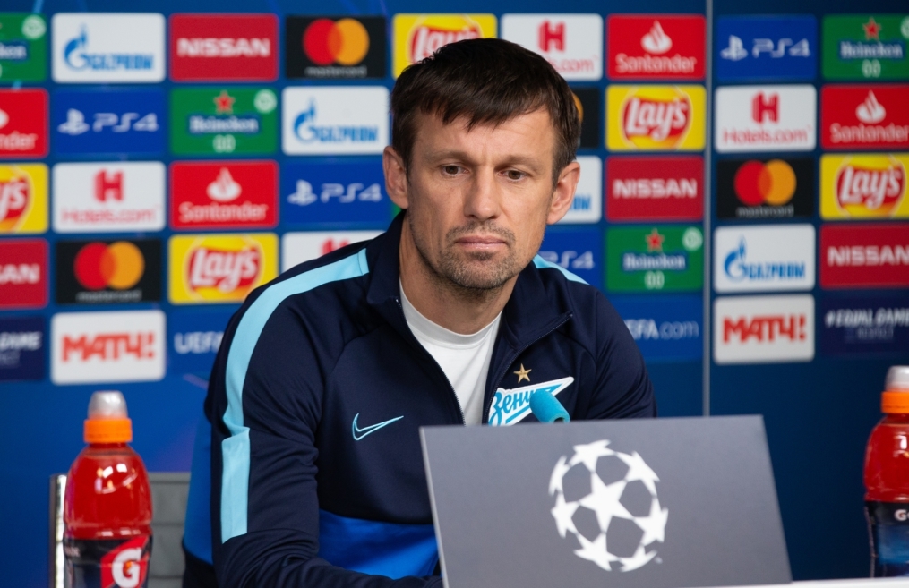 Пресс-конференция «Зенита» перед матчем с «Бенфикой»