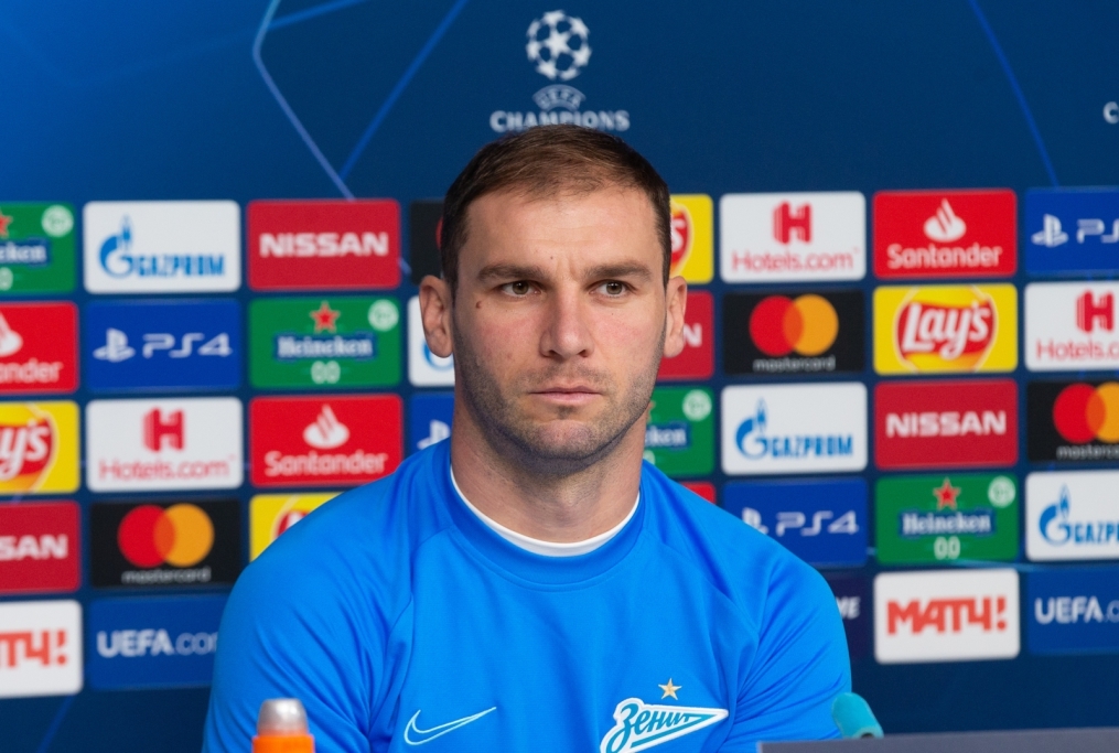 Пресс-конференция «Зенита» перед матчем с «Бенфикой»