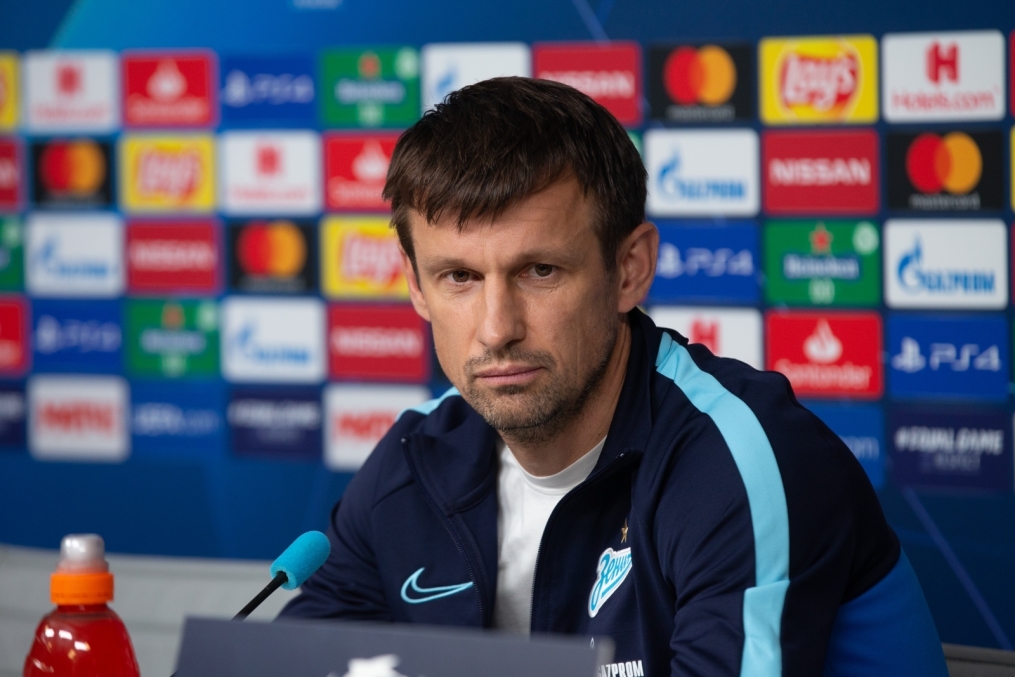 Пресс-конференция «Зенита» перед матчем с «Бенфикой»