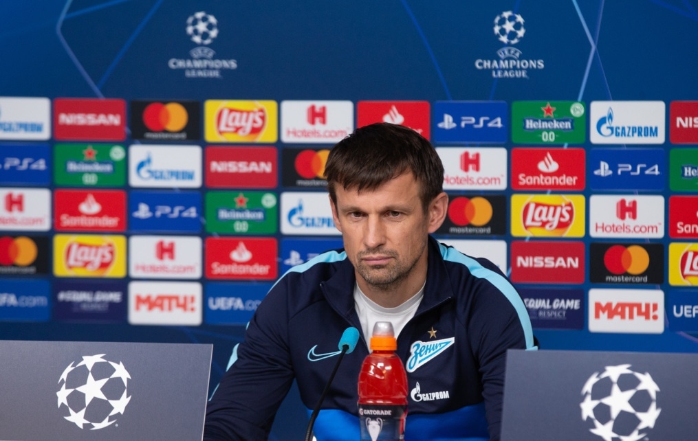 Пресс-конференция «Зенита» перед матчем с «Бенфикой»