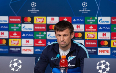 Пресс-конференция «Зенита» перед матчем с «Бенфикой»