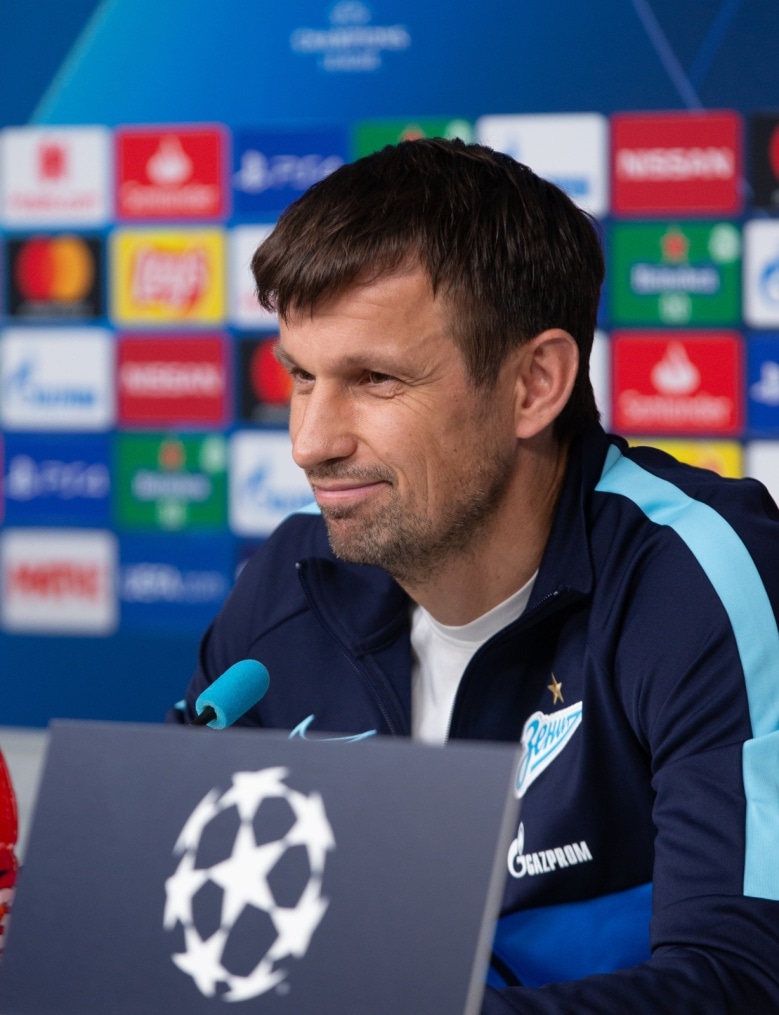 Пресс-конференция «Зенита» перед матчем с «Бенфикой»