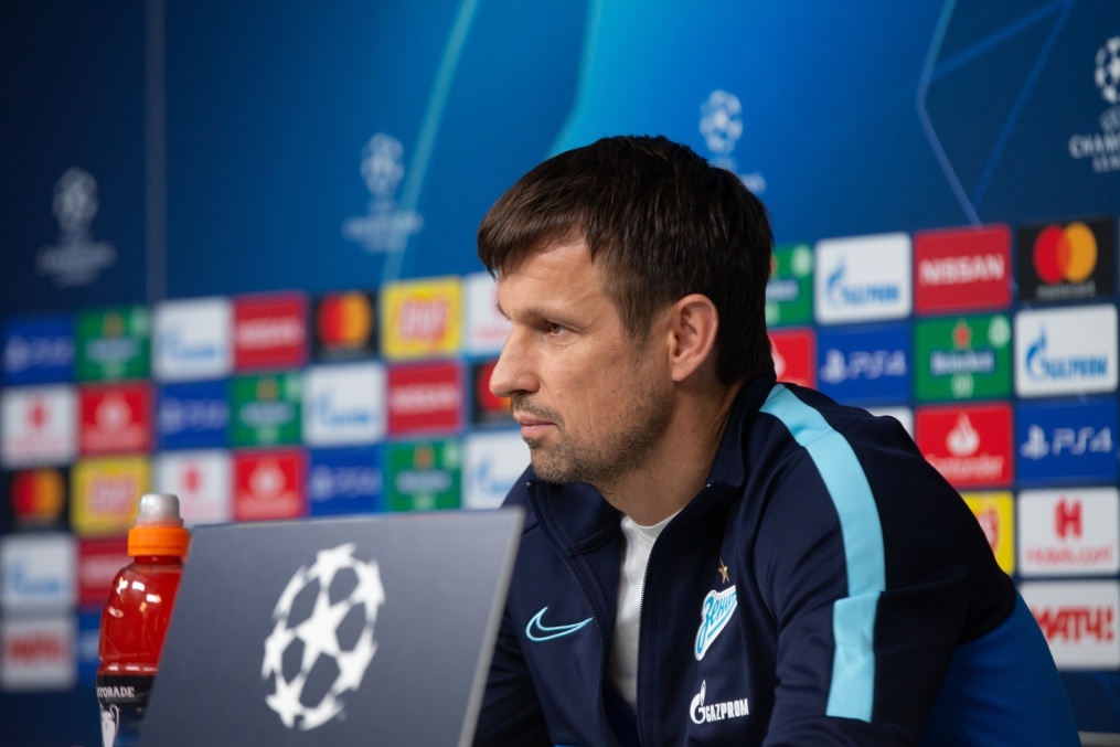 Пресс-конференция «Зенита» перед матчем с «Бенфикой»