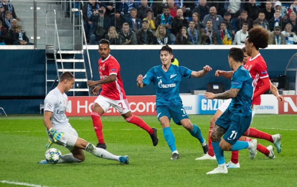 Лига Чемпионов УЕФА 2019/20, «Зенит» — «Бенфика»