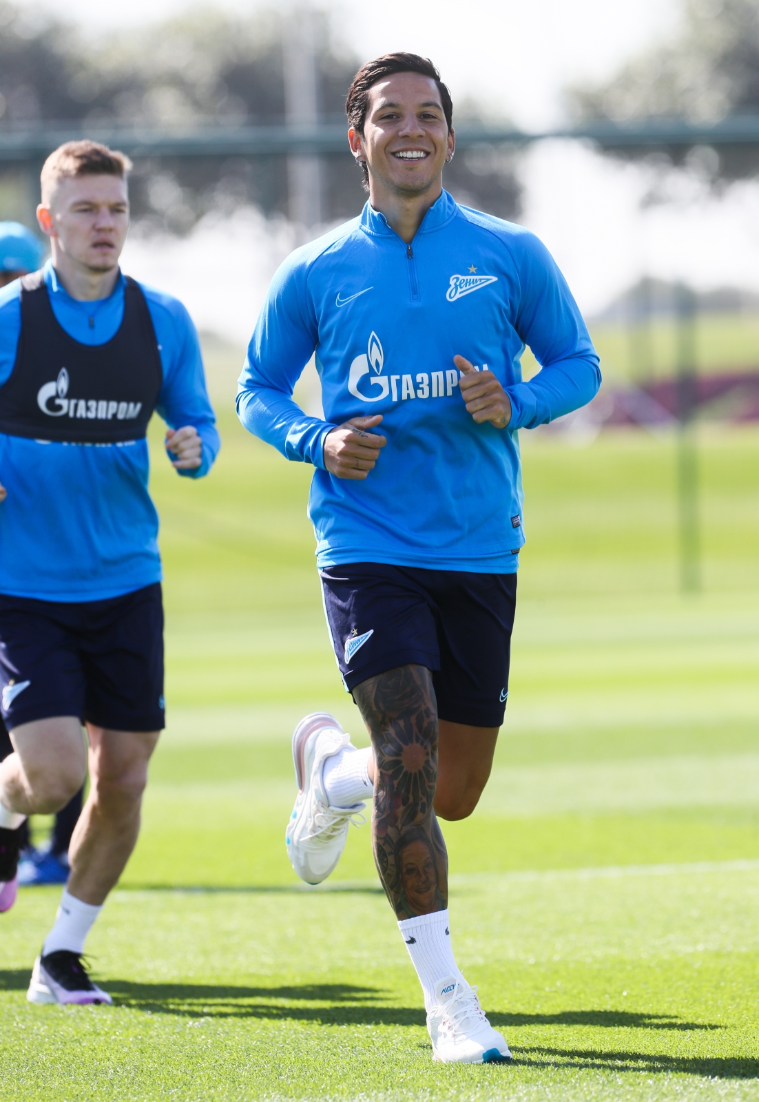 «Газпром»-тренировочные сборы в Катаре: 14 января, утренняя тренировка