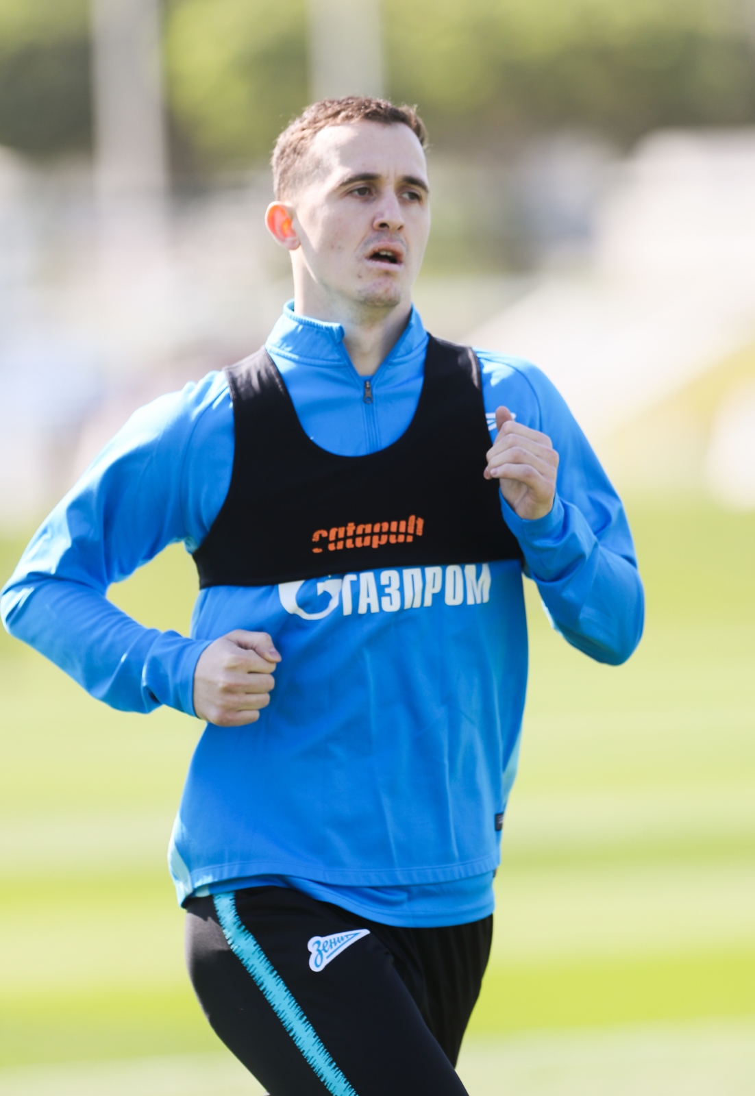 «Газпром»-тренировочные сборы в Катаре: 14 января, утренняя тренировка