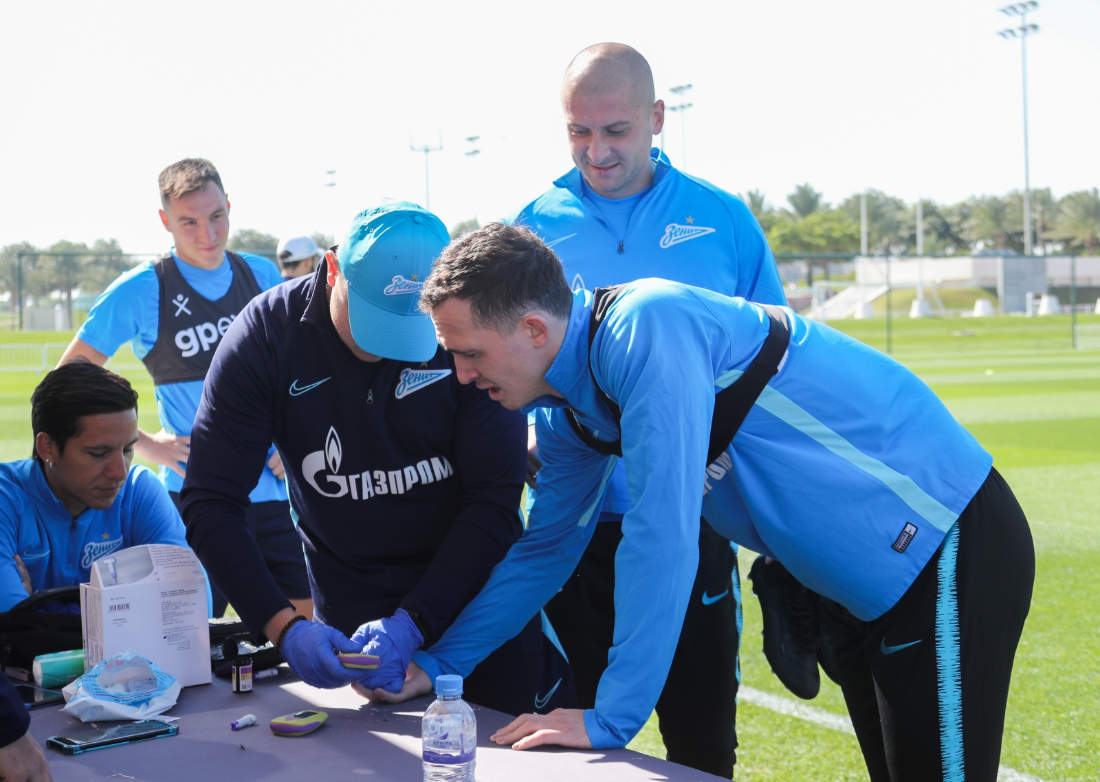 «Газпром»-тренировочные сборы в Катаре: 14 января, утренняя тренировка