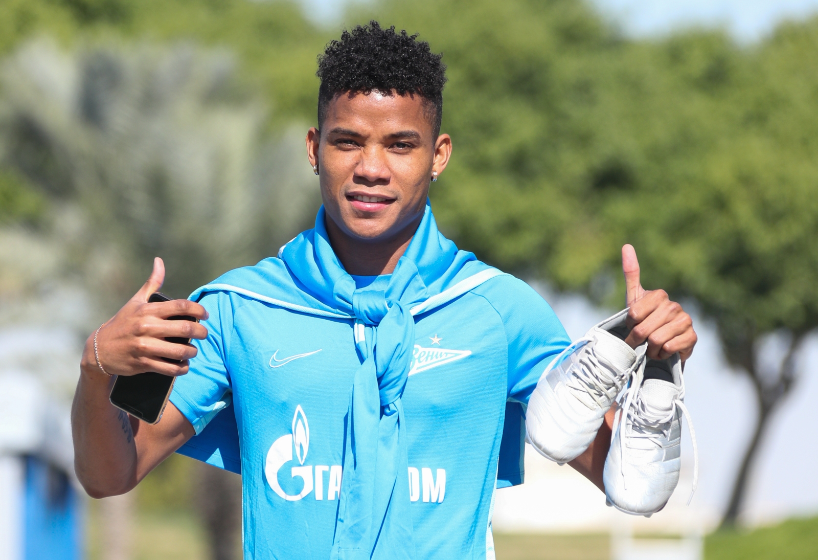 «Газпром»-тренировочные сборы в Катаре: 14 января, утренняя тренировка