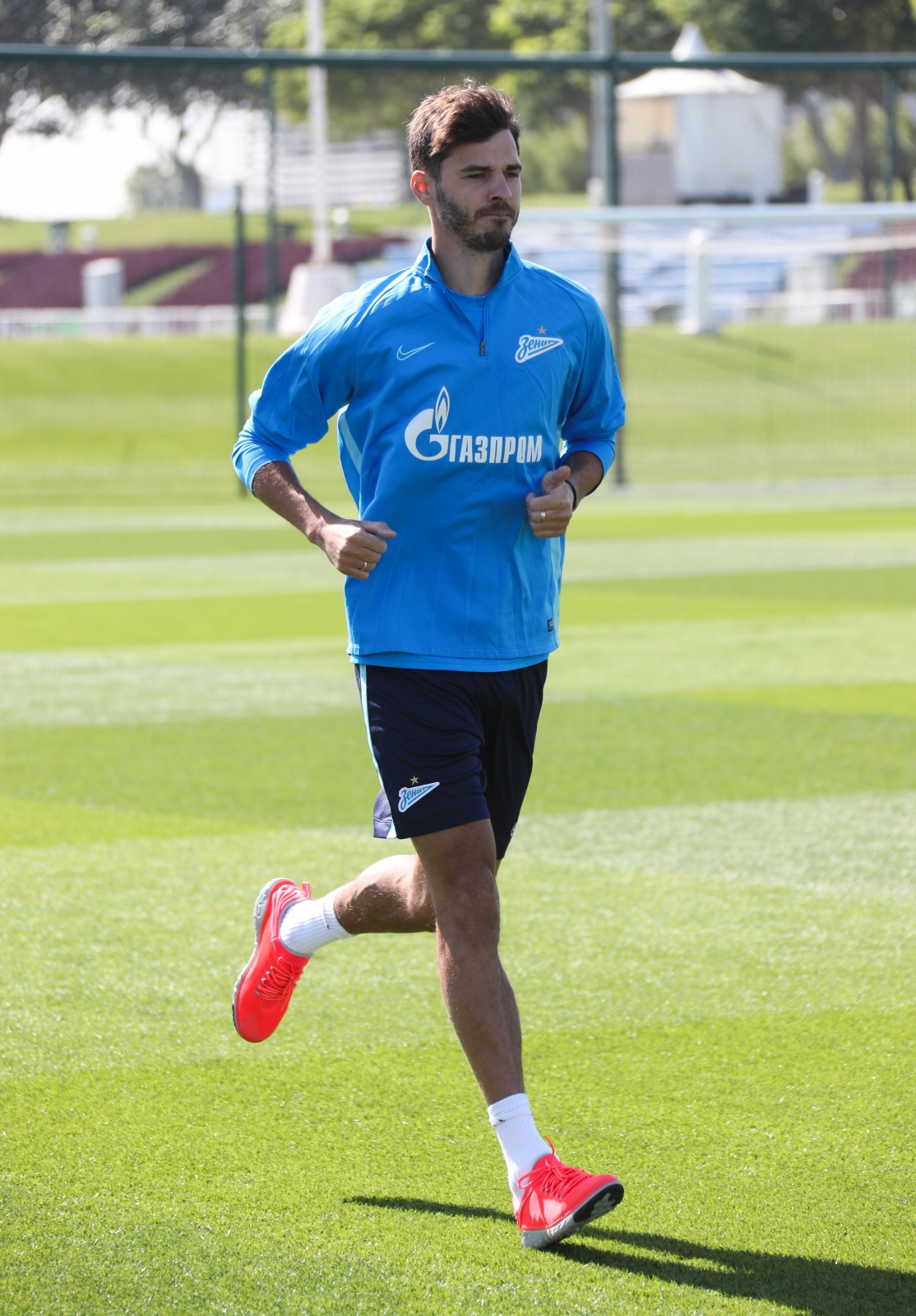 «Газпром»-тренировочные сборы в Катаре: 14 января, утренняя тренировка