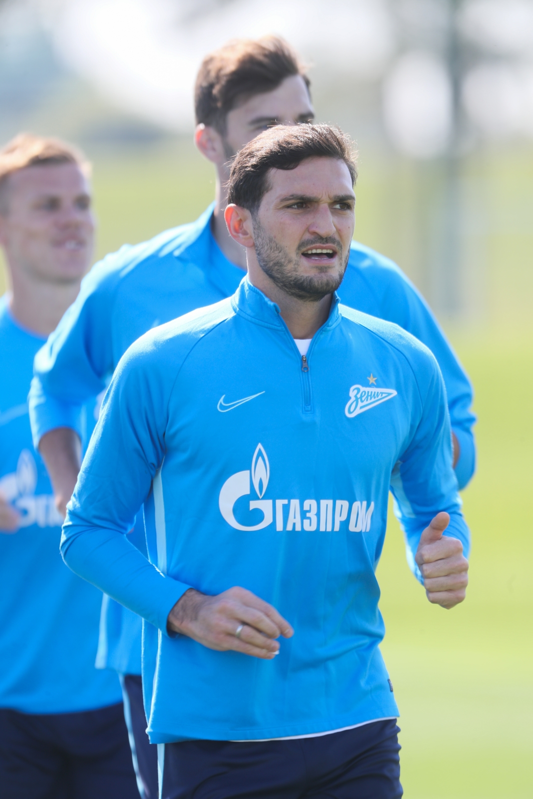 «Газпром»-тренировочные сборы в Катаре: 14 января, утренняя тренировка