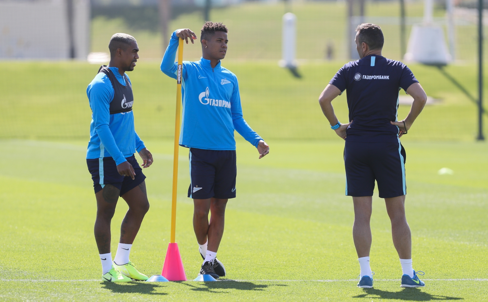 «Газпром»-тренировочные сборы в Катаре: 14 января, утренняя тренировка