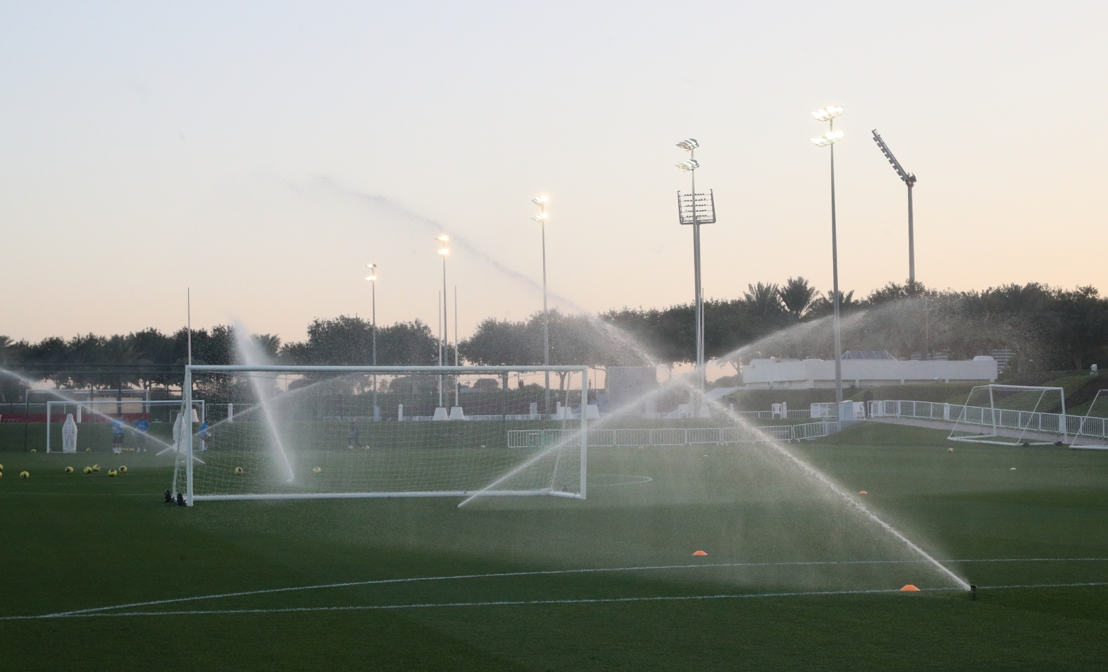 «Газпром»-тренировочные сборы в Катаре: 19 января, вечерняя тренировка