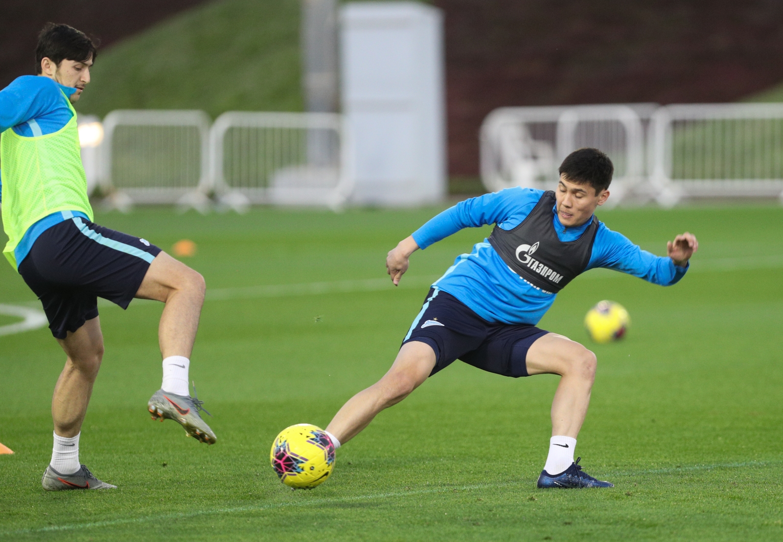 «Газпром»-тренировочные сборы в Катаре: 19 января, вечерняя тренировка