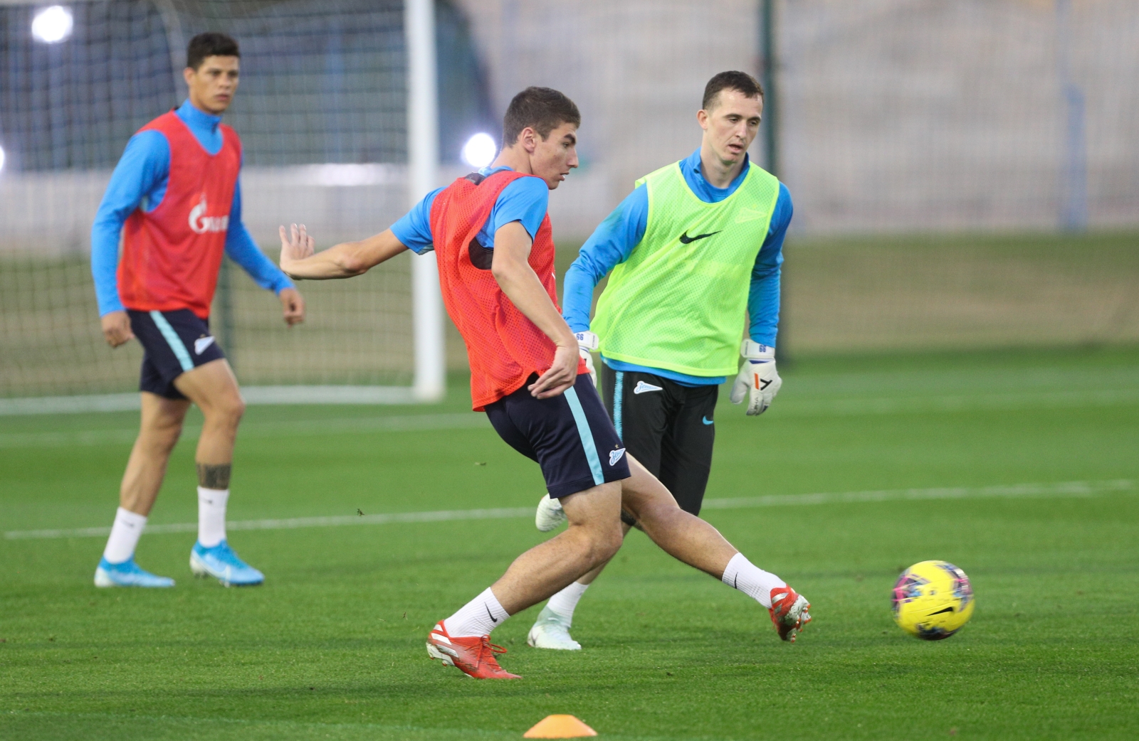 «Газпром»-тренировочные сборы в Катаре: 19 января, вечерняя тренировка