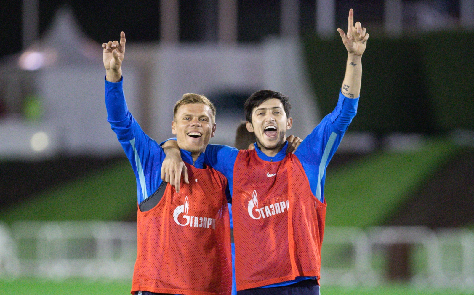 «Газпром»-тренировочные сборы в Катаре: 19 января, вечерняя тренировка