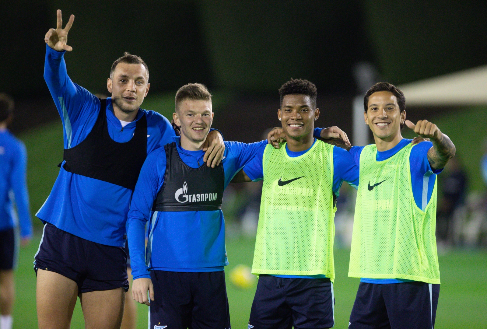 «Газпром»-тренировочные сборы в Катаре: 19 января, вечерняя тренировка