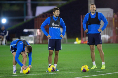 «Газпром»-тренировочные сборы в Катаре: 19 января, вечерняя тренировка