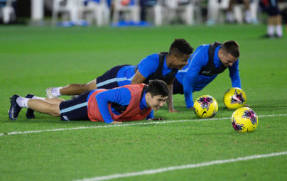 «Газпром»-тренировочные сборы в Катаре: 19 января, вечерняя тренировка