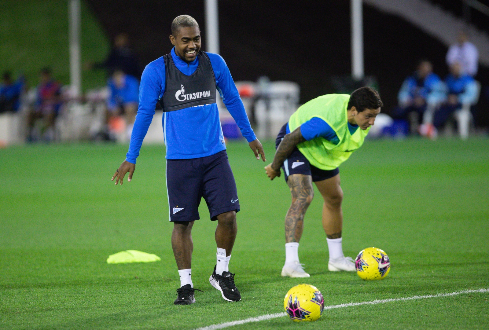 «Газпром»-тренировочные сборы в Катаре: 19 января, вечерняя тренировка