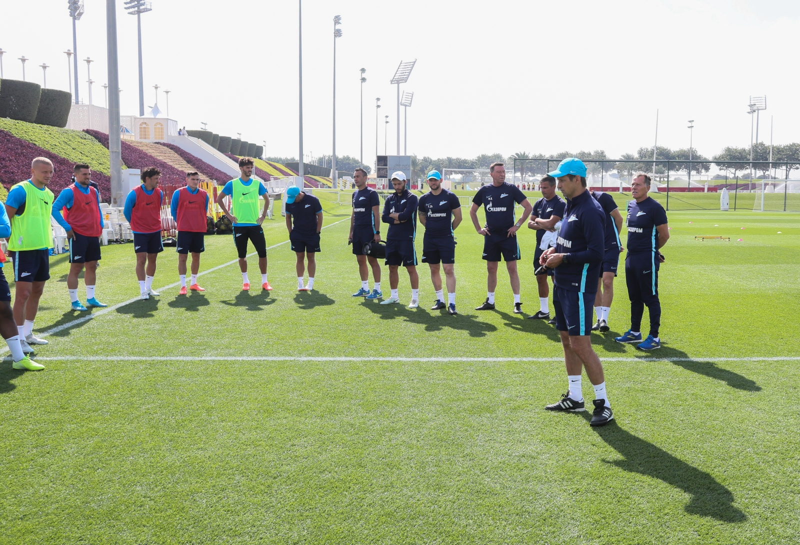 «Газпром»-тренировочные сборы в Катаре: 20 января, утренняя тренировка