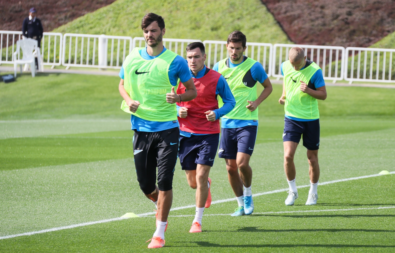 «Газпром»-тренировочные сборы в Катаре: 20 января, утренняя тренировка