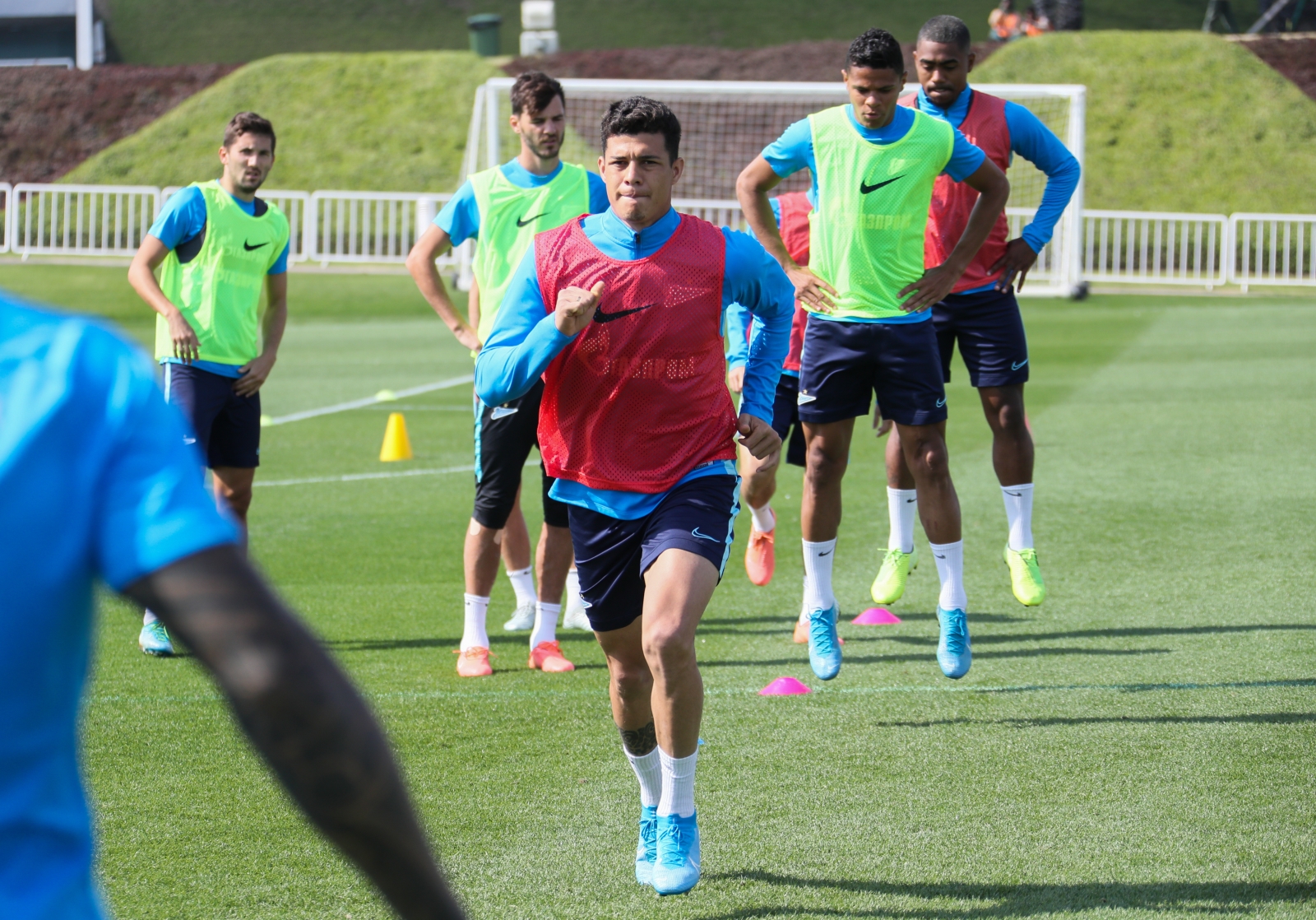 «Газпром»-тренировочные сборы в Катаре: 20 января, утренняя тренировка