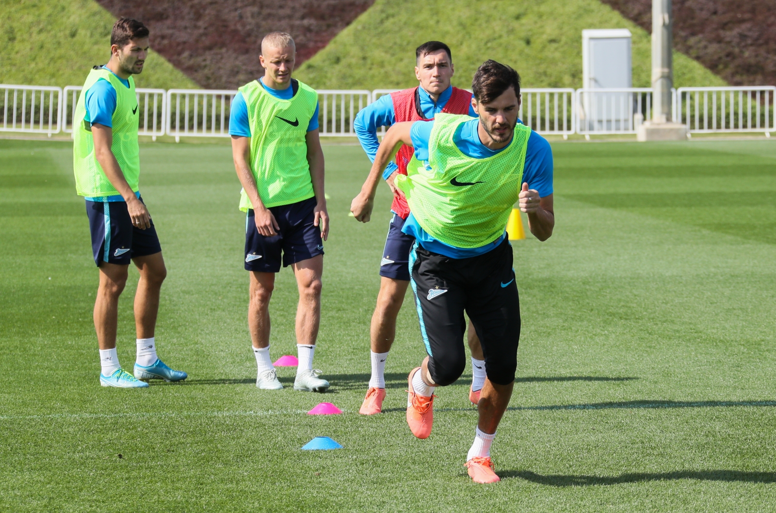 «Газпром»-тренировочные сборы в Катаре: 20 января, утренняя тренировка