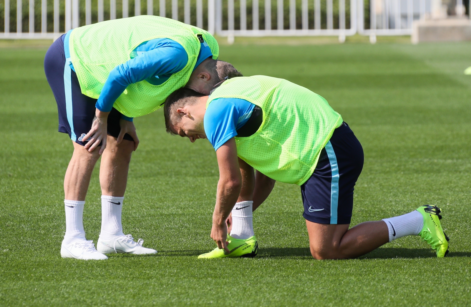 «Газпром»-тренировочные сборы в Катаре: 20 января, утренняя тренировка