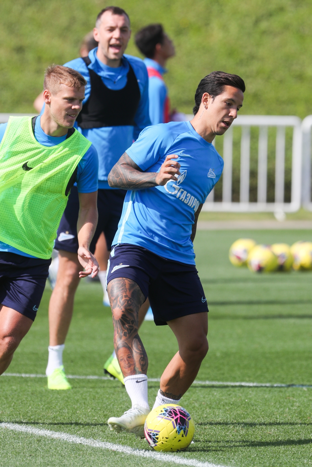 «Газпром»-тренировочные сборы в Катаре: 20 января, утренняя тренировка