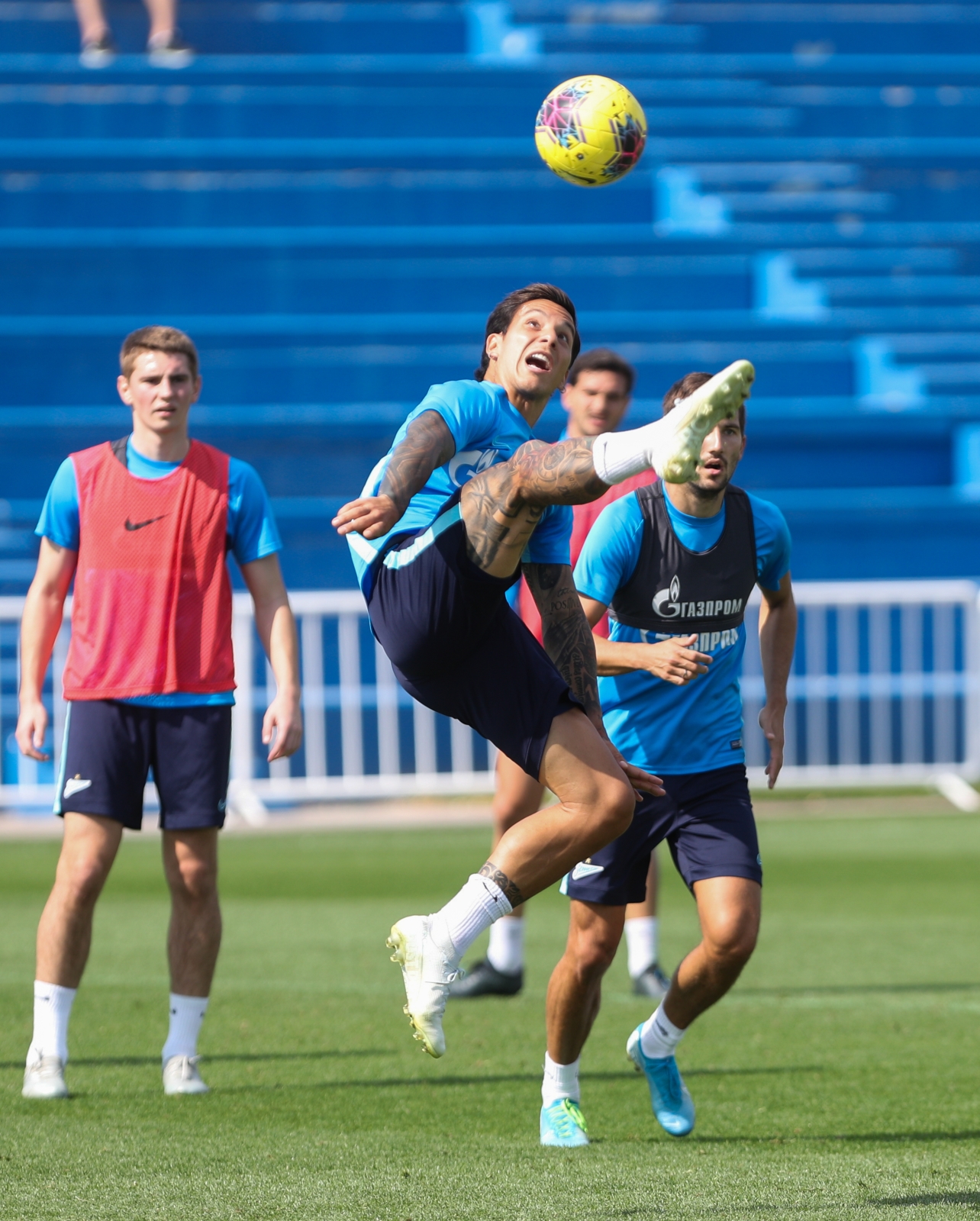 «Газпром»-тренировочные сборы в Катаре: 20 января, утренняя тренировка