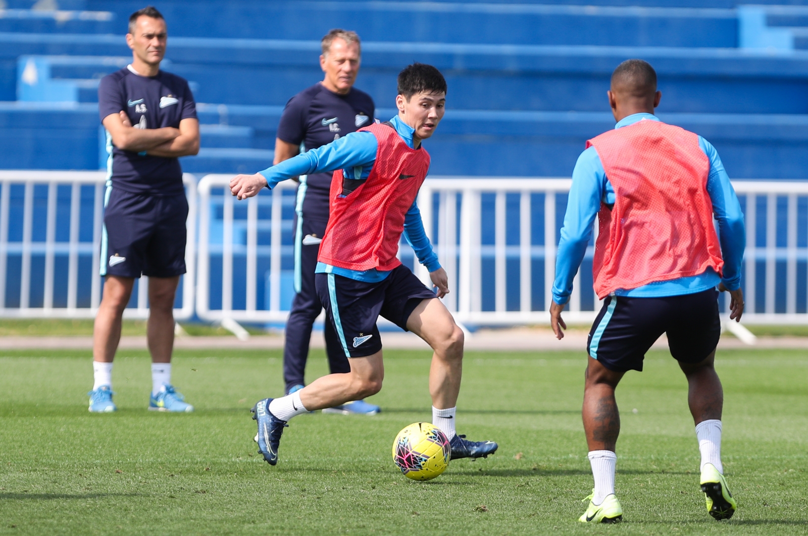 «Газпром»-тренировочные сборы в Катаре: 20 января, утренняя тренировка