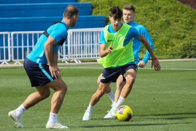 «Газпром»-тренировочные сборы в Катаре: 20 января, утренняя тренировка